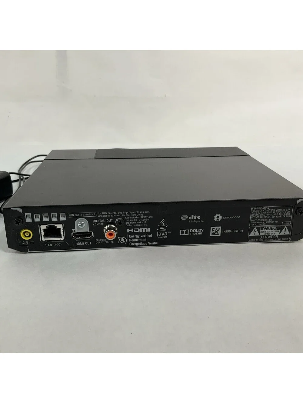Sony BDP-S1700 Blu-Ray and DVD Player with Remote Control